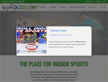 Tablet Screenshot of carroll-indoor.com